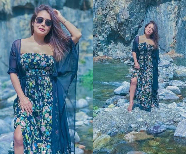 Neha Kakkar ने शेयर की अपनी थ्रोबैक तस्वीरें, कभी नदियों और पहाड़ों के बीच यूं कराया था फोटोशूट  